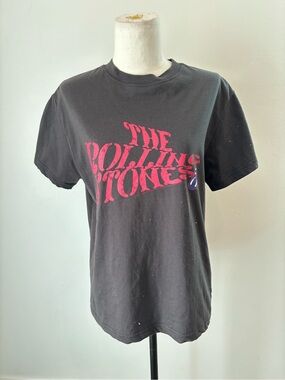 Designer  Rolling Stones  Black Graphic Tee